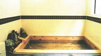 Indoor Hot Spring Bath at Tsubota Ryokan