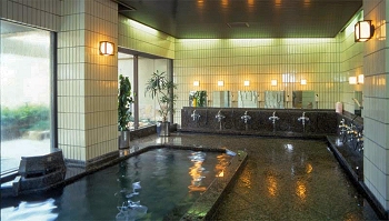 Indoor Hot Spring Bath at Ginsuiso Bekkan Choraku