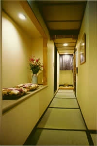 Hallway inside Hanaasagi