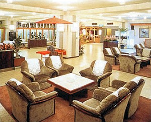Lobby inside Hotel Katsuragi
