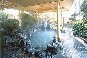 Shared Outdoor Hot Spring Bath at Kowakuen