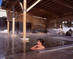 Outdoor Hot Spring Bath at the Hotel Shiretoko (Same Sex Only)
