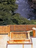 Outdoor Hot Spring Bath in Summer at Minakami Fujiya Hotel
