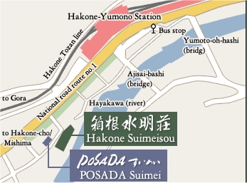Map of Hakone Suimeisou