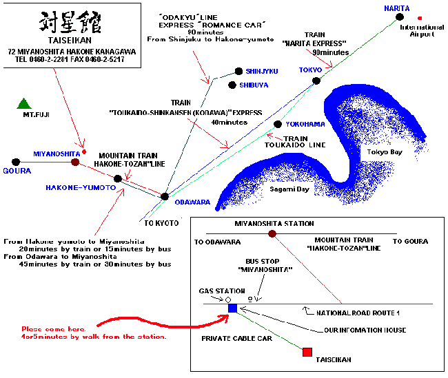 Directions to Taiseikan