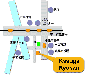 Directions to Kasuga Ryokan
