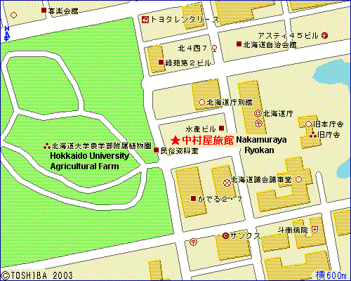 Nakamuraya Ryokan’s Map