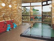 Indoor Hot Spring Bath at Yabuman Ryokan