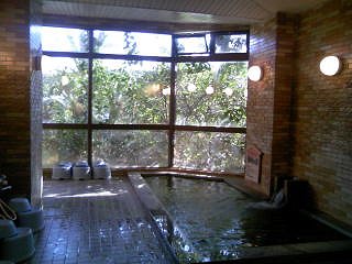 Indoor Hot Spring Bath at Yabuman Ryokan