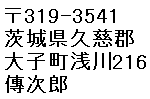 Denjiro's Address