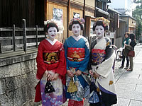 Travelers in Maiko Costume
