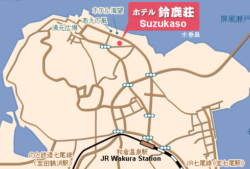 Map to Suzukaso