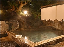 Outdoor Hot Spring Bath at Hotel Akamon