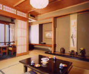 8 Tatami Mat Guest Room at Tsutaya Ryokan
