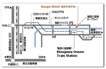 Map to Asaya Hotel