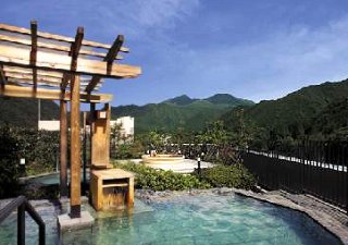 Outdoor Hot Spring Bath at Asaya Hotel