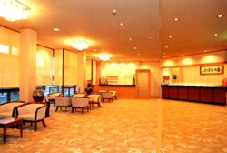 Lobby inside Fukumatsu Ryokan
