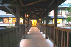 Bridge at Yamabiko Ryokan