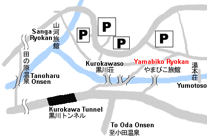 Directions to Yamabiko Ryokan