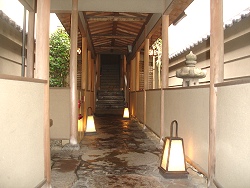 Corridor inside Gion Hatanaka