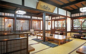 Second Floor Dining Area at Gyozanen