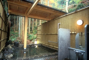 Outdoor Hot Spring Bath at Gyozanen