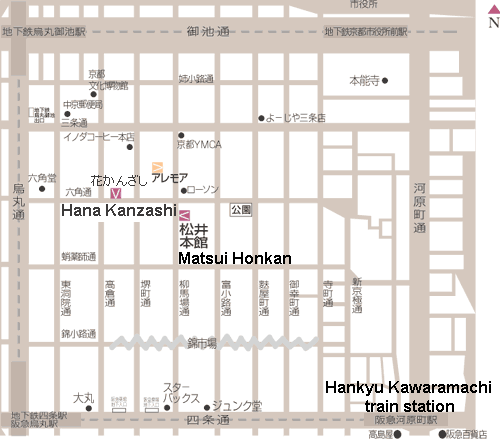 Directions to the Hana Kanzashi