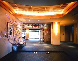 Lobby inside the NISHIYAMA RYOKAN