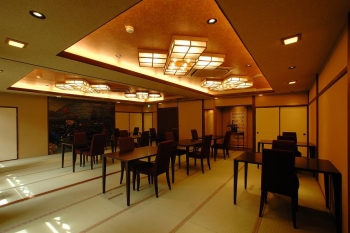 Dining Area at the NISHIYAMA RYOKAN