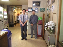 Staff at Tomiya Ryokan