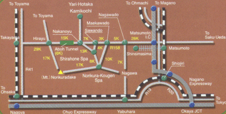 Map to Nishi Itoya Sanso