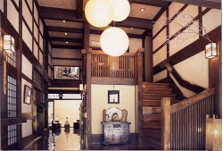 Lobby inside Nozawa-Naraya Ryokan