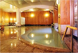Shared Indoor Hot Spring Bath at Yoroduya Ryokan