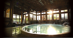Indoor Hot Spring Bath at Yoroduya Ryokan