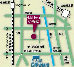 Map to Hotel Iroha