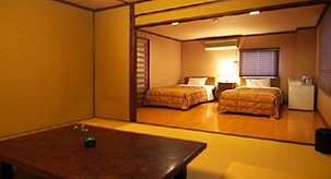 Western Style Guest Room at Tsuchiya Hotel