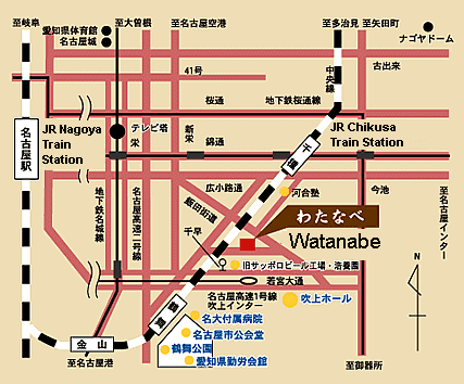 Directions to Watanabe