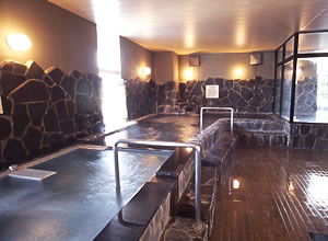 Indoor Hot Spring Bath at Sanyokan