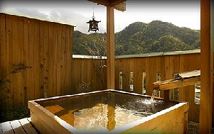 Outdoor Hot Spring Bath at Jozankeidaiichi Hotel