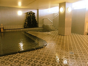 Indoor Hot Spring Bath at Toya Onsen Hotel