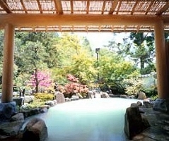 Outdoor Hot Spring Bath at Unzen Fukudaya