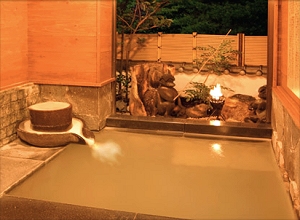 Indoor Hot Spring Bath at Unzen Fukudaya