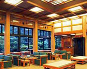 Lobby of Miyazaki Ryokan