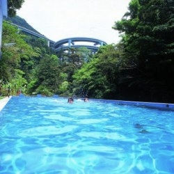 Swimming Pool (Hot Spring Bath in WInter) at Amagiso