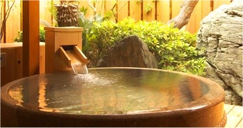 Private Outdoor Hot Spring Bath (attached to Guest Room)