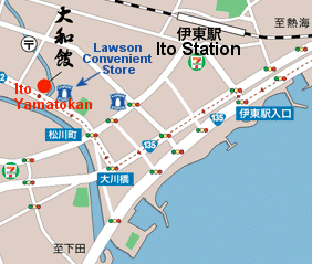 Map to Ito Yamatokan