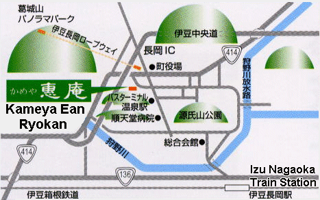 Directions to Kameya Ean Ryokan