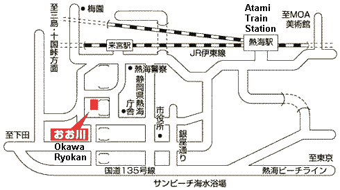 Directions to Okawa Ryokan