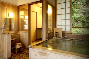 Family Hot Spring Bath at Rakuzan Yasuda