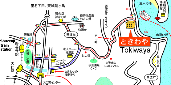Directions to Tokigawa